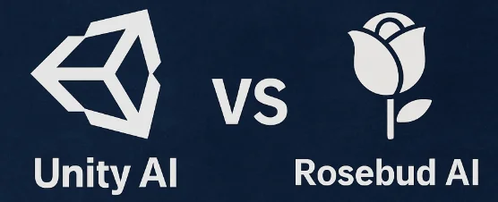 مقارنة وجهاً لوجه: Unity AI أم Rosebud AI؟